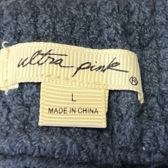 Anthropologie Navy and White Chevron Dress - Picture 7 of 9